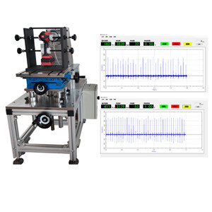 一諾電子沖擊扳手扭力測試儀測試明磊實業(yè)沖擊扳手裝置